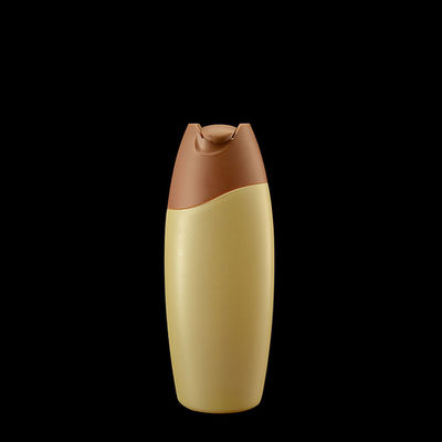 PE 200ml زجاجات بلاستيكية فارغة شامبو وبلسم زجاجة صفراء