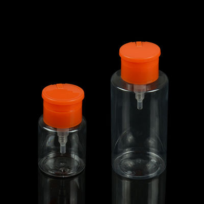 3.3oz 100 مللي زجاجة مستحضرات التجميل PET زجاجة مزيل طلاء الأظافر مع مضخة مزيل طلاء