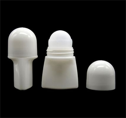 50 جرام لفة مسطحة الشكل على عبوات زجاجات مزيل العرق مع PP Roller 60 X 48.5MM