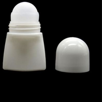 50 جرام لفة مسطحة الشكل على عبوات زجاجات مزيل العرق مع PP Roller 60 X 48.5MM
